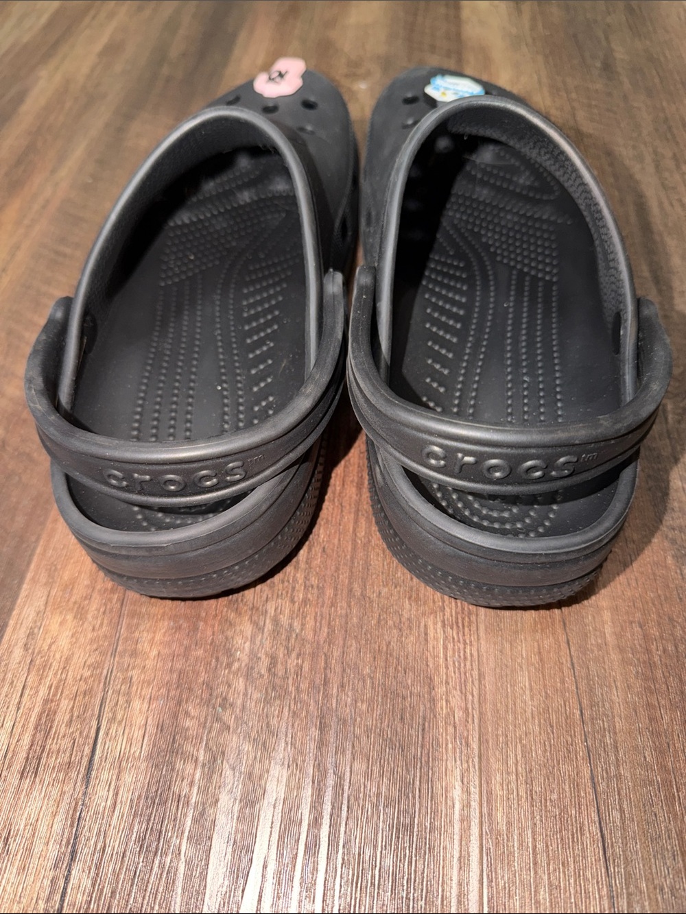 Crocs Clog Black EEUC with Messi Jibbits #10 men’s 10/ women’s 12 - Picture 3 of 7